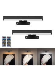 2PACK Picture Light LED Battery Operated Wall Light for Paintings,Wireless Dimmable Frame Light with Remote,3 Lighting Display Art Light Magnetic Timer Light for Artwork Portrait Dartboard Wall Decor