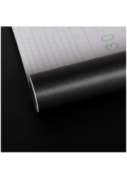VEELIKE 15.7&quot;x118&quot; Black Wallpaper Peel and Stick Wall Covering Countertop Contact Paper Removable Waterproof Self Adhesive Wall Paper Vinyl Film for Home Wall Decoration Black Wallpaper for Kitchen