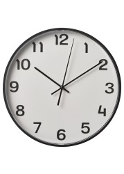 Wallclock Big And Clear Numbers Make It Easy To See Black 28cm