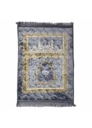 WT-Easycare Prayer Mat With Thick Foam Cushion Blue