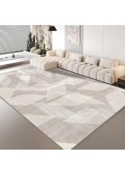 Vital Area Rugs Soft Modern Rug Carpet Geometric Stripe Rug Non Slip Modern Carpet, Abstract Printed Floor Rugs for Home Decorative, Soft &amp; Non-Slip &amp; Washable Indoor Mat (K-318, 160 x 230 cm)