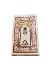 STARGOLD Traditional Turkish Prayer Mat 70x110 cm Large Portable Multicolor Islamic Prayer Rug, Janamaz Sajjadah For Men And Women