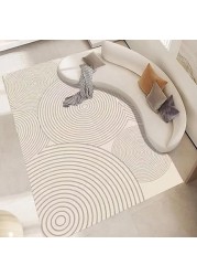 Vital Area Rugs Soft Modern Rug Carpet Geometric Stripe Rug Non Slip Modern Carpet, Abstract Printed Floor Rugs for Home Decorative, Soft &amp; Non-Slip &amp; Washable Indoor Mat (K-290, 160 x 230 cm)