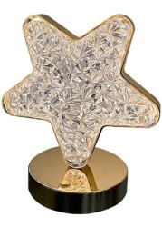 Smart Touch Portable Ramadan Star Shape Acrylic Table Lamp Led Light For Living Room Home