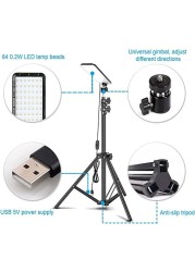 مصباح صيد LED قابل للطي، مصباح خارجي مع حامل، شحن USB محمول، طويل الأمد، مصابيح أرضية مقاومة للماء للحديقة أو الفناء أو التخييم أو الخيمة أو القراءة أو غرفة المعيشة