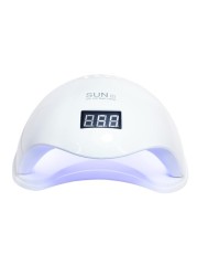 SUN5 UV LED Nail Lamp 2.0-48W Smart Painless Curing, Gel Polish Dryer - White