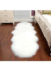Super Soft Rabbit Fur Living Room Carpet Can Be Use As Area Rug Also With Anti Slip Bottom (Size 60&times;150CM)