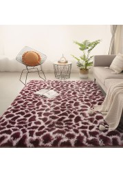 Mei Homecenter Modern Wool Fluffy Floor Mat Carpet with Anti slip High Pile Bottom with Upgraded Foam (Size 120&times;160CM)