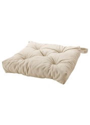Chair Cushion Light Beige 40/35X38X7 Cm