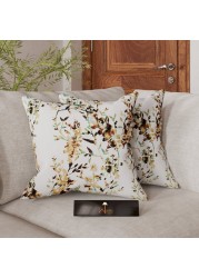 Gardenia Natural Jute & Cotton Fabric Cushion Cover