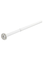 Shower Curtain Rod White 70-120cm