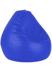 Large Bean Bag | Blue Bean Bag Chair | Leather BeanBag