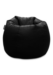 Luxe Decora Bean Bag Cover With Bean Bag Filler Black