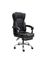 Sulsha Furniture Ergonomic Computer Desk Chair For Office And Gaming Chair With Headrest, Back Comfort And Lumbar Support - Black