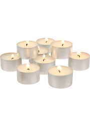 Star Cook 8 Hour Tea Lights Candles (150 Pack) - White Long Lasting Tea Lights - Unscented - 3.8 X 2.3 Cm, 8Hr