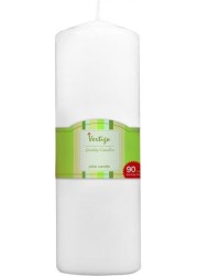 Pillar Candle White 3x9in