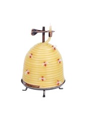 Candle by the Hour 120-Hour Beehive Candle, Eco-friendly Natural Beeswax with Cotton Wick