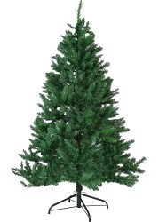 Lavish 180 Cm Artificial Christmas Tree Xmas Pine Tree With Solid Metal Legs Perfect For Indoor And Outdoor Holiday Decoration, Green