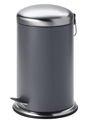 Generic Pedal Bin Dark Grey Colour 12 L