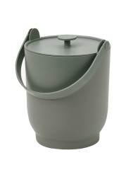 Bin With Lid For Organic Waste Grey-Green 4 L