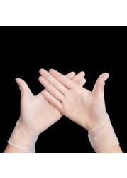 Generic-M 100Pcs Non-medical Disposable Glove PVC Gloves for Kitchen Cooking Cleaning Multi-Purpose Gloves