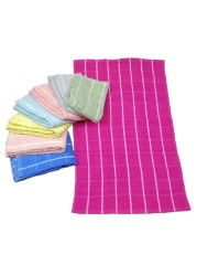 Lushh Set of 8Pcs Highly Absorbent Terry Kitchen Towel 40x60 cm Multipurpose Kitchen Towel for Drying, Cleaning, Cooking and Baking.