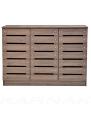 Karnak Wooden Shoe Rack With Dustproof Cover, Free Standing Entryway Shoe Organizer, Multi-Function Storage Tower Shelf, Storages Box, Shoe Cabinet For Home, Living Room, Office Ksr55