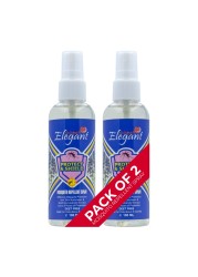 Elegant Mosquito &amp; Tick Repellant Spray &ndash; 100ML &ndash; Pack of 2 &ndash; Soothing LAVENDER &ndash; Deet FREE &ndash; Tick, Insect &amp; Mosquito Repellant, 8H Protection, Protect &amp; Shield Spray DEET-FREE Spray SAFE for Kids*
