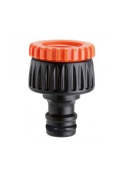 Claber Multi-Threaded Tap Connector 8804 Black 1/2inch-3/4inch