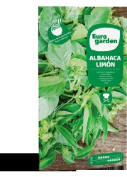 Eurogarden Lemon Basil Seeds - Easy to Grow, Fast-Germinating Herb Seeds, Grow your own Lemon Basil at Home, 3g