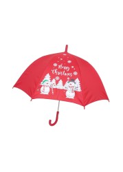Christmas Umbrella for Kids Red colour