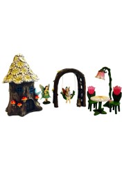 Fairy Garden Kit Accessories Fairy Swing Fairy Furniture Table and Chairs Daisy Fairy House Standing Fairy Fairy Arbor Swing Fairy Seating