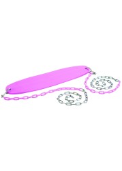 Ultimate Swing Seat with Chains Pink 250lb Capacity 58 ZincPlated Chain wVinyl Coating Fully Assembled Easy Installation Replacement Playset Accessory DIY Playground Accessories