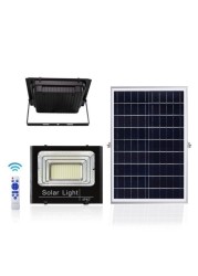 Generic 800W Solar Flood Light Outdoor, Solar Street Light Motion Sensor Dusk To Dawn Solar Light With Remote Control Ip67 Waterproof For Parking Lot, Stadium, Garden, Pathway