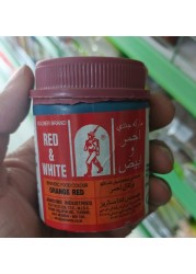 الأحمر والأبيض البرتقالي الأحمر 100 جم