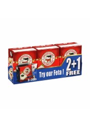 THREE COWS CHEESE FETA BLUE 2+1 200GM PP