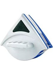 ABBASALI side Glass Wiper Window Cleaner Surface Cleaning Brush Triangle Cleaning Tools for High House Glass Windows Thickness 3-8mm(model may change according to avaibility)