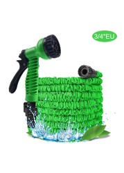 Generic-75FT/23M Garden Hose Upgrade Expandable Magic Flexible Water Hose Plastic Hoses Pipe With Expandable Hose 7 Function Spray Nozzle Leak Proof To Watering 3/4