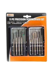 Mega Precision Screwdrivers 35500 Silver 11 count