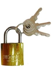 Generic Padlock Warehouse Lock Chain Lock Size-32mm