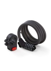 SegwayNinebot Segway Ninebot 5Digit Combination Cable Lock for Bikes and Scooters Black Large