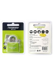 Terminator brand Pad Lock 30mm Green