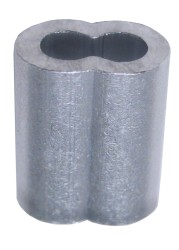 Loos Cableware SL15 Aluminum Duplex Oval Crimping Sleeve Set for 532 Diameter Wire Rope 10 Piece