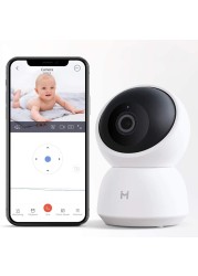 Xiaomi Imilab A1 3Mp Hd Baby Monitors 360&deg; Panoramic Wireless Ip Home Security Camera International Version H.256 Full Color Home Security Device
