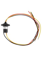Mini Slip Ring 250RPM 15A 3 Wires 0-600V Multi-channel Transmission Anti-jamming for Wind Turbine Power Generator