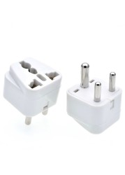 KKmoon-South African Switch Plug Converter Type M Plug Adapter Safe Grounded Small Travel Adapter Plug for South African/Indian Travel Power Plug Adapter Converter 0-10A 250V