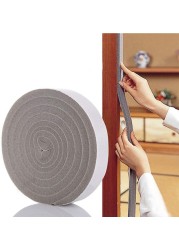 Aiwanto Door Sealing Sticker Soundproof Sealing Strip Weather Strips Self-Adhesive Seal Tape Sliding Door Weather Strip 3cm Wide x 1cm thick, 2M long