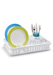 Plastic Forte Small Dish Drying Rack, White