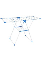 Cloth Dryer Rack White/Blue Cloth Drying Stand