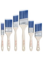 Bates- Paint Brushes, 6 Pack, Treated Wood Handle, Paint Brushes for Walls, Stain Brush, Wall Paint Brushes, Paint Brush, Furniture Paint Brush, Paint Brushes for Painting Walls, Painting Brush